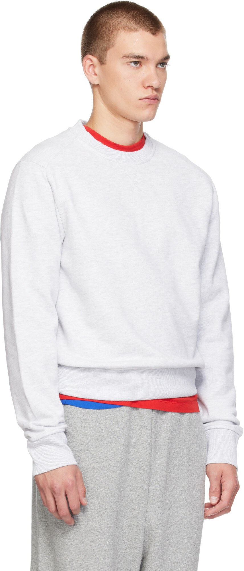 Entire Studios Gray Pod Crew Sweatshirt