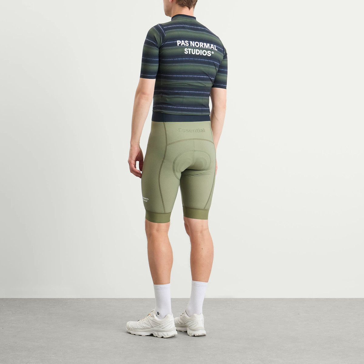 Pas Normal Studios Men's Essential Bibs in Light Olive