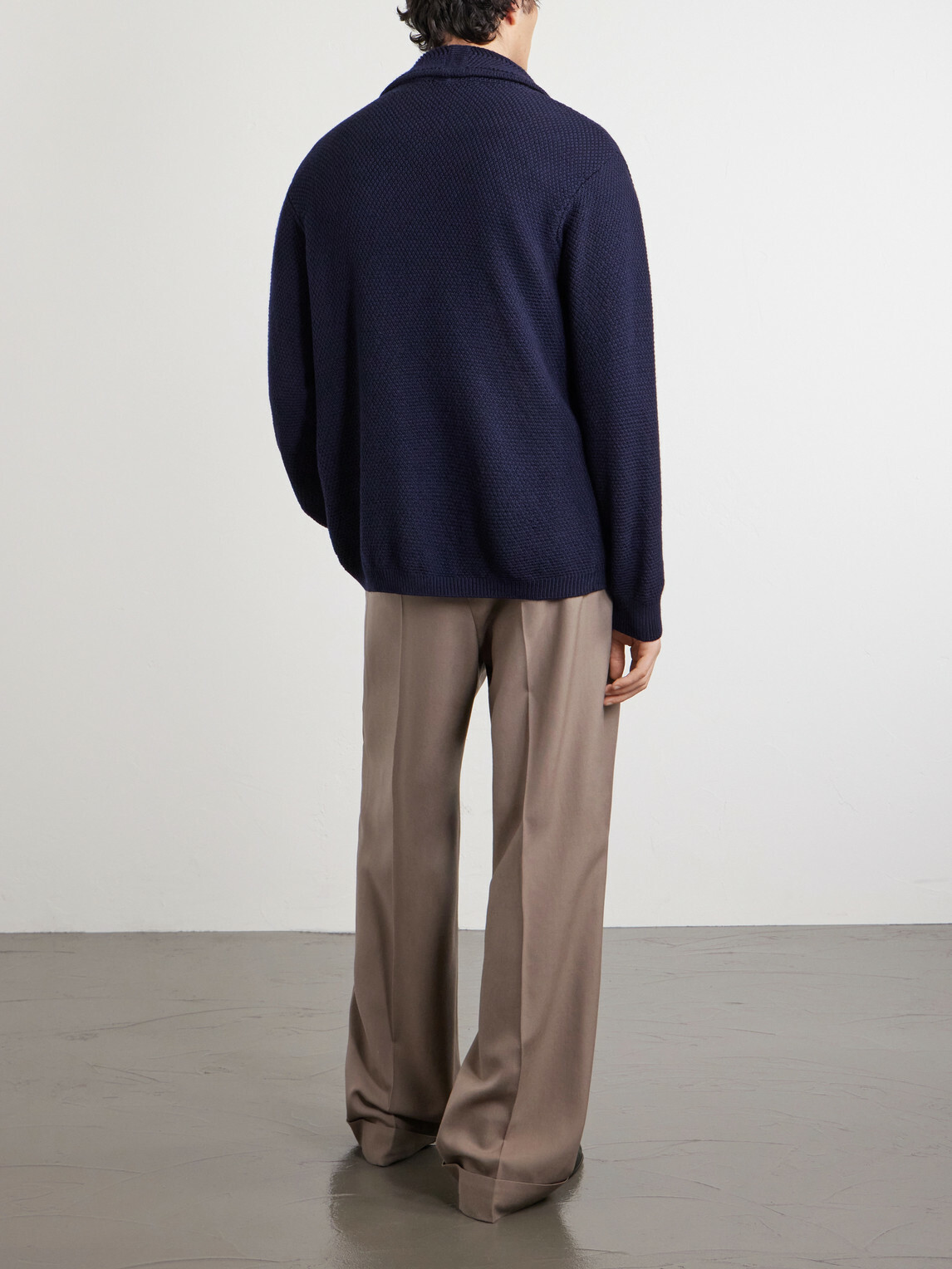 Valentino Garavani - Knit Wool Cardigan - Blue