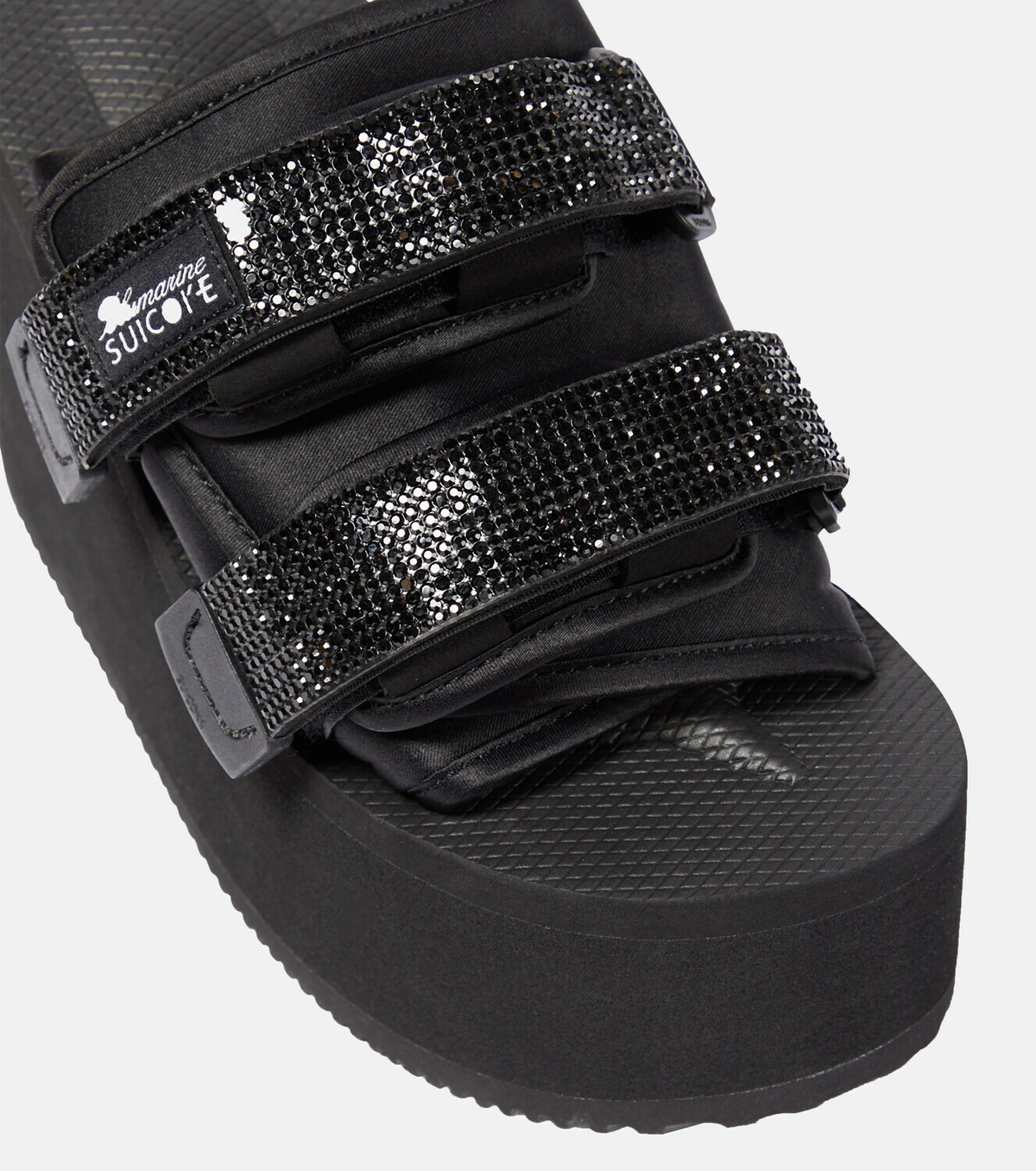 【Blumarine】 X Suicoke Moto embellishedプラットフォームスラ Blumarine X Suicoke Moto embellished platform slides Blumarine