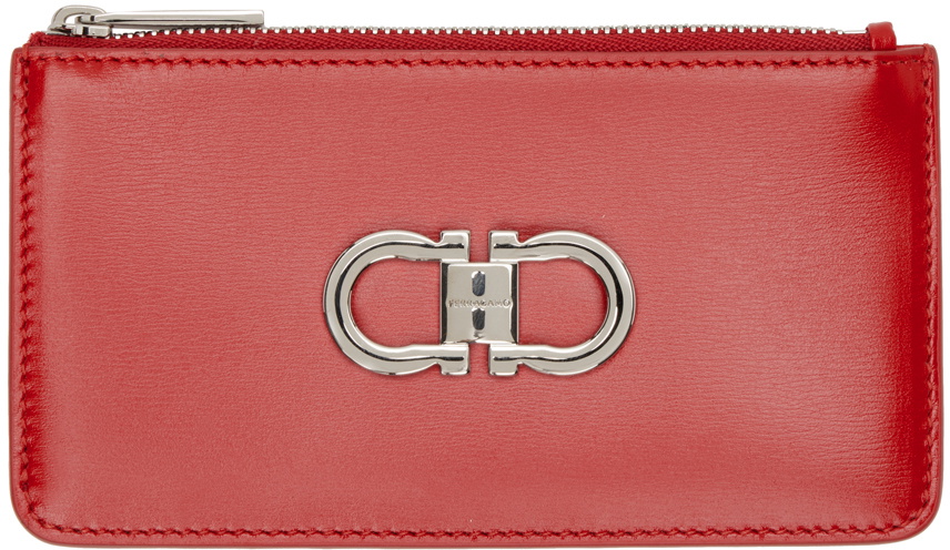 Salvatore ferragamo hotsell red wallet