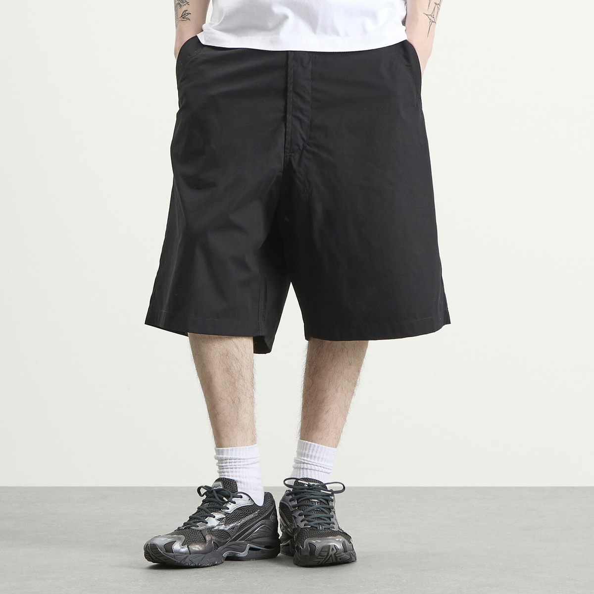 Maharishi Men's Oversized Snoshorts in Black