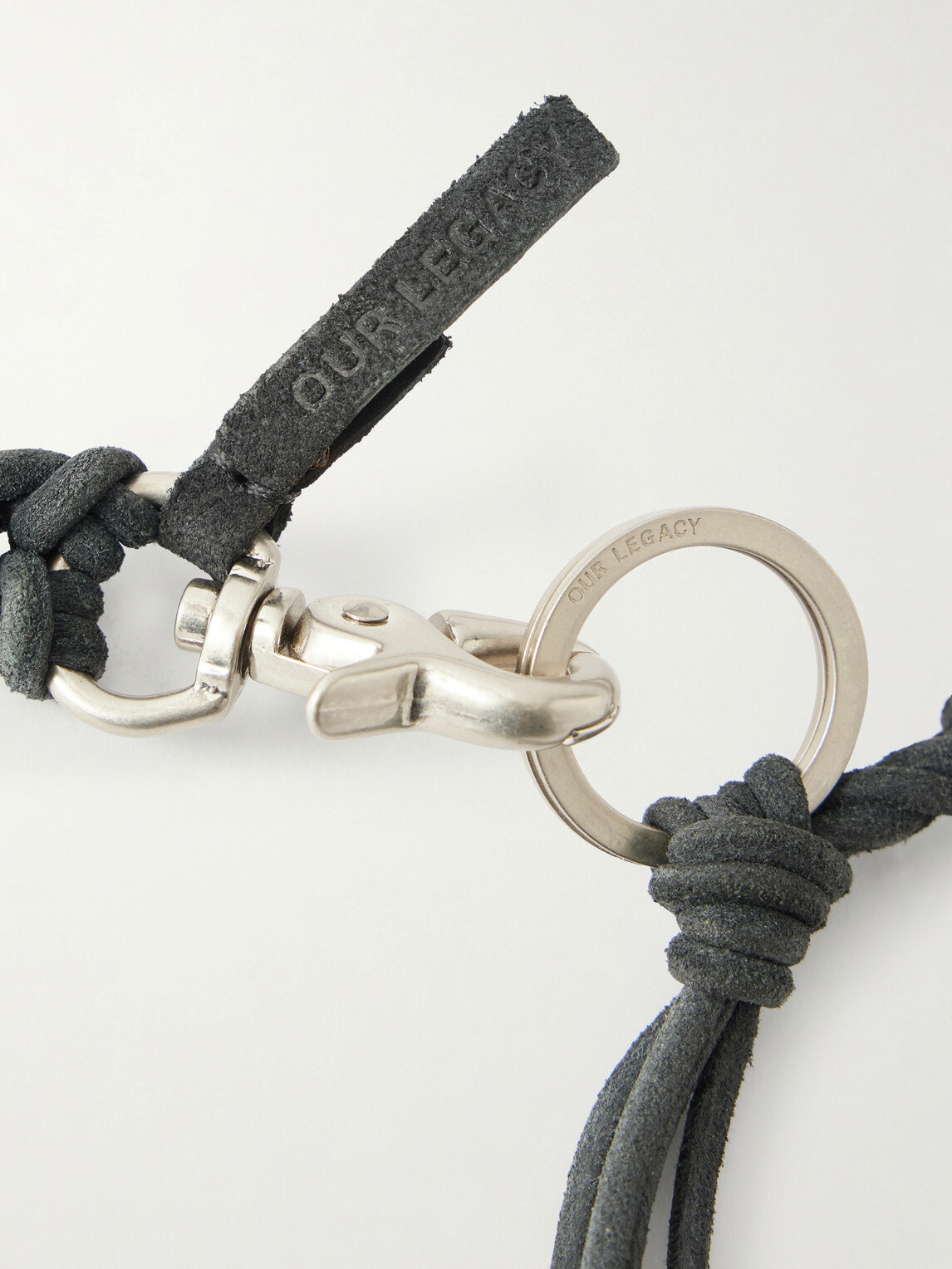 Our Legacy - Ladon Braided Suede Keychain