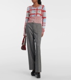 Vivienne Westwood Madras check cotton-blend cardigan