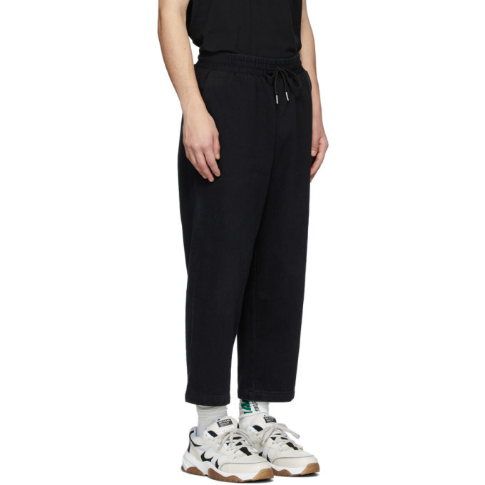 Han Kjobenhavn Black Denim Cropped Trousers Han Kjobenhavn