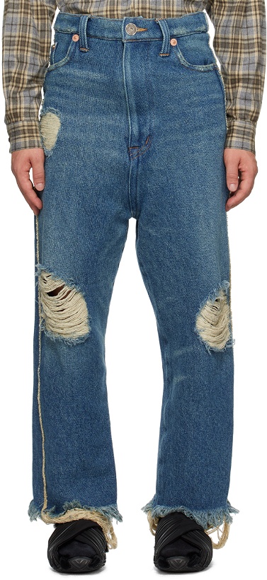 Photo: Doublet Indigo 1.5x Resized Jeans