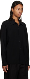 Birrot Black Point Collar Shirt