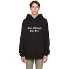 Amiri Black Been Through The Fire Hoodie