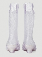 Y/Project - x Melissa Court Boots in Transparent