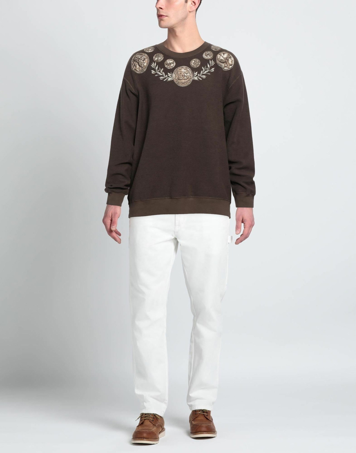 Dolce & gabbana Mens Sweatshirt Chocolate in Brown