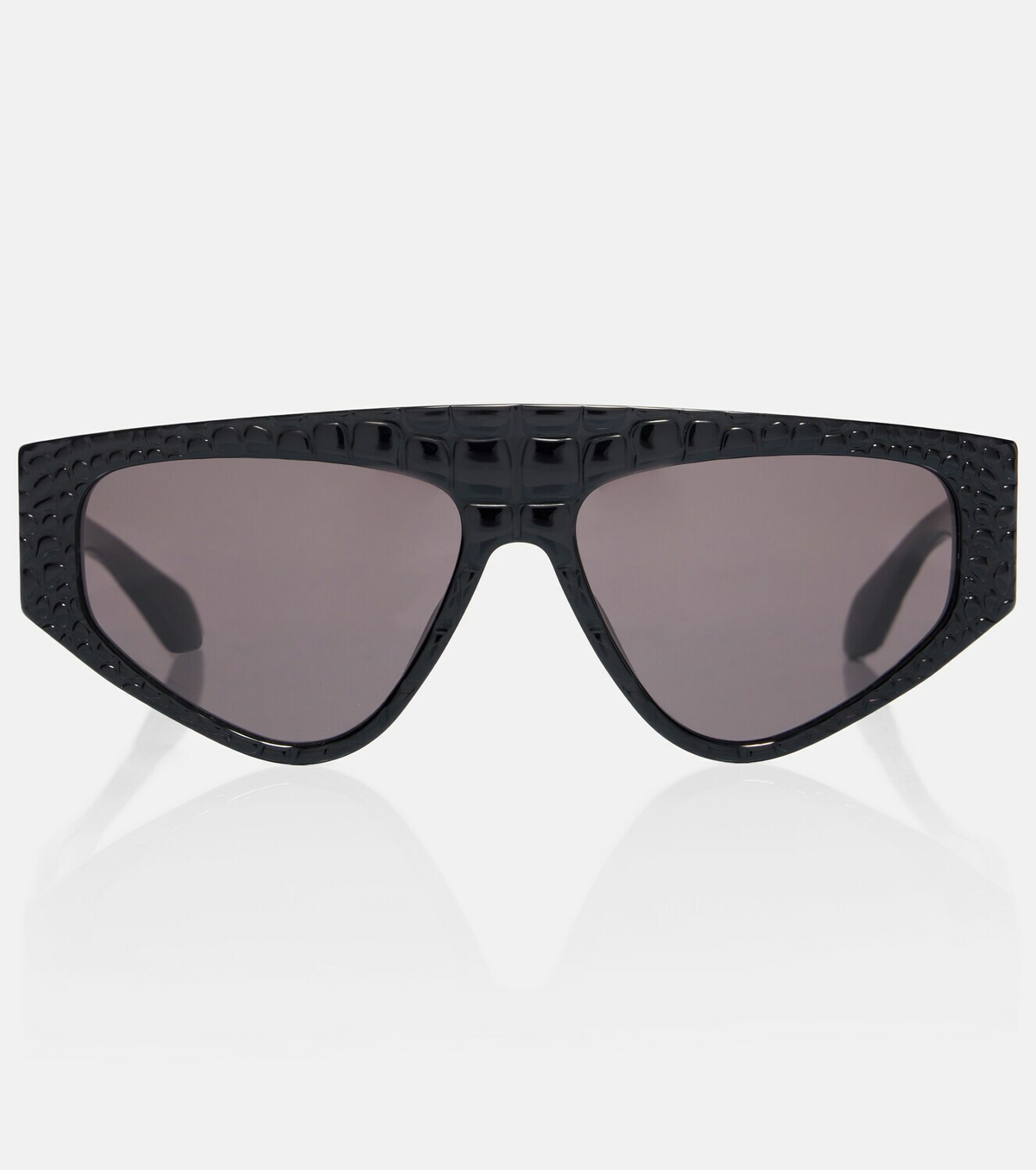 Alaïa Lettering Logo flat-top sunglasses