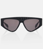 Alaïa Lettering Logo flat-top sunglasses