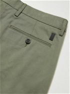 Dunhill - Mayfair Straight-Leg Cotton-Blend Suit Trousers - Green