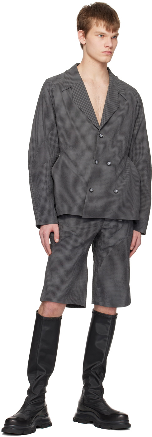 Uncertain Factor Gray Voyager Blazer