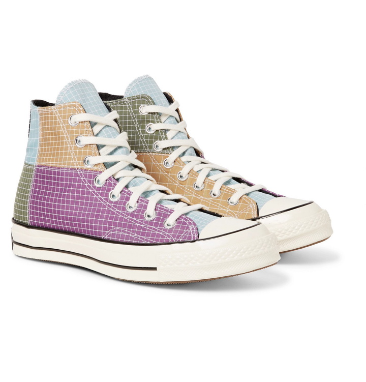 Photo: Converse - Chuck 70 Patchwork Ripstop High-Top Sneakers - Multi