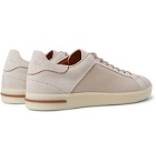 Loro Piana - Traveller Suede and Canvas Sneakers - Neutrals