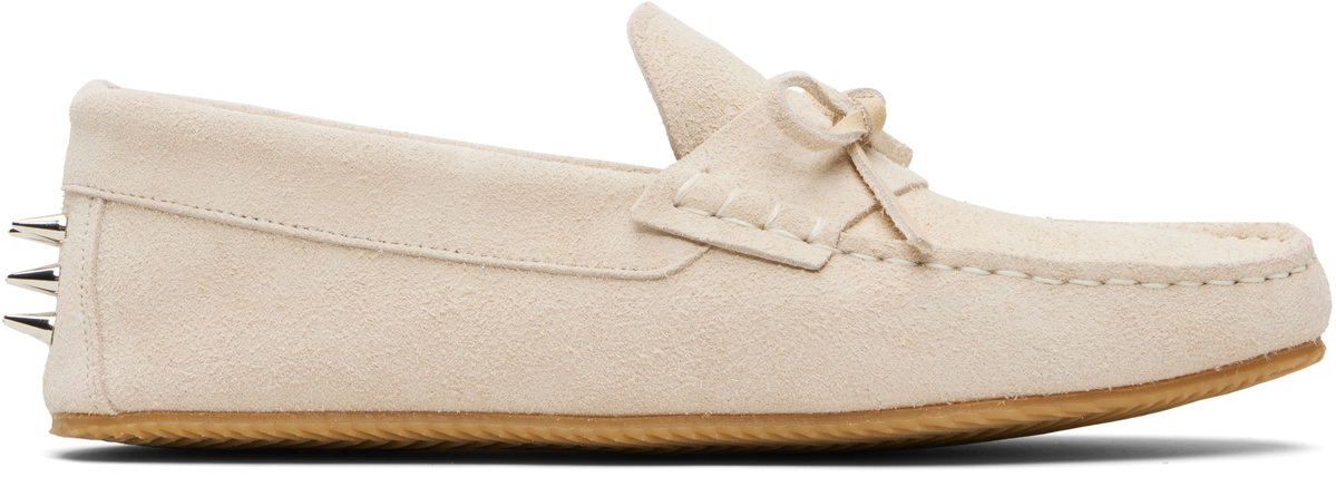 ABRA SSENSE Exclusive Beige Spike Loafers