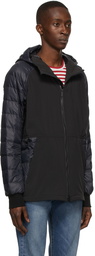 Canada Goose Black Hybridge Weyburn Down Hoodie