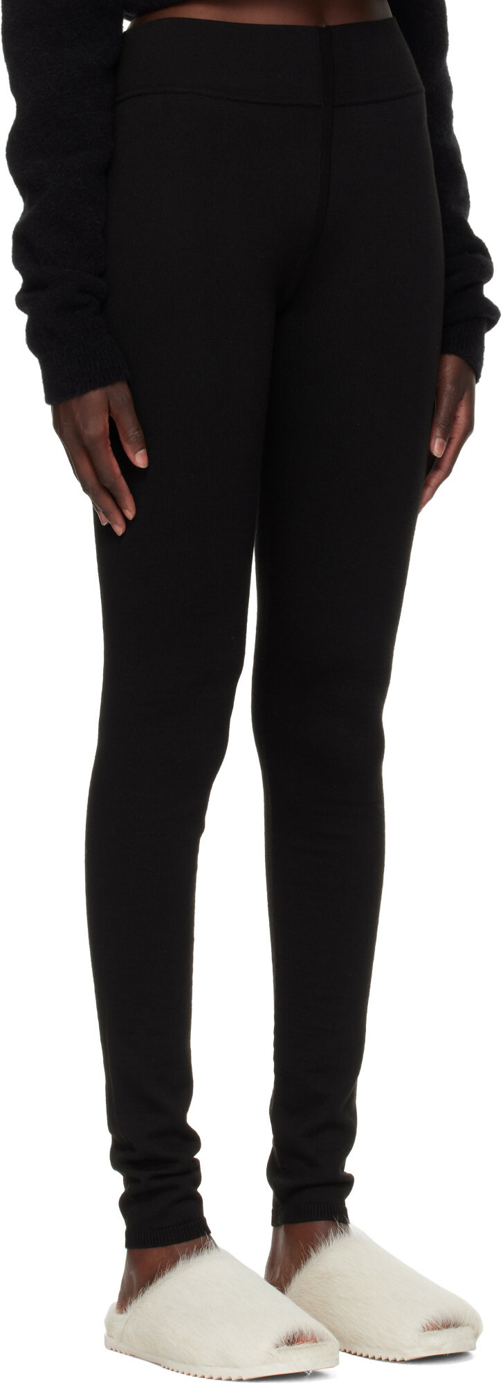 Rick Owens Black Tower Leggings