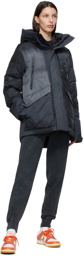 Nike Black & Grey Storm-FIT City Series Hooded Down Jacket