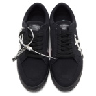 Off-White Black Vulcanized Low Sneakers