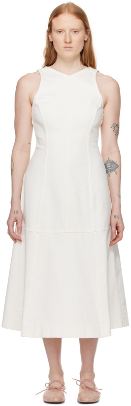 Photo: Proenza Schouler Off-White Proenza Schouler White Label Arlet Denim Midi Dress