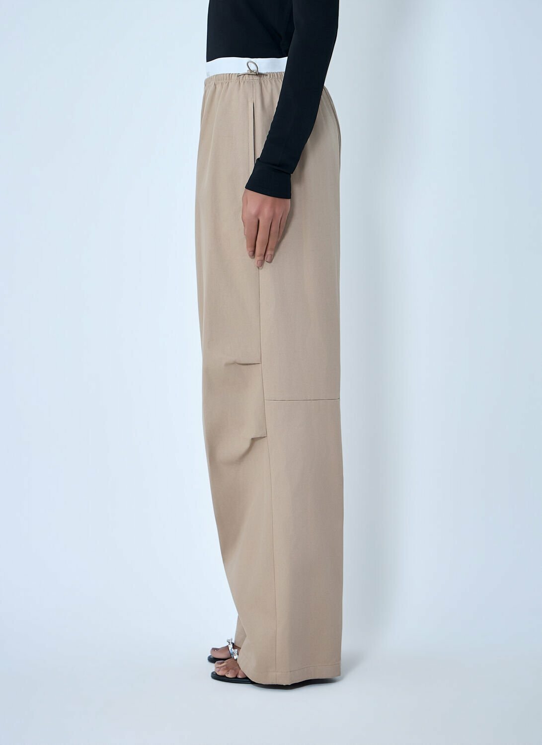 Alexander Wang Wide-Leg Elasticated Waist Pants