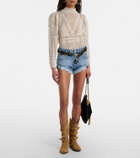 Isabel Marant Mexia 35 suede cowboy boots