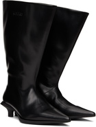 untitlab® Black Velo Chunk Boots