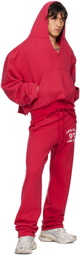 GREG ROSS SSENSE Exclusive Red V-Neck Hoodie