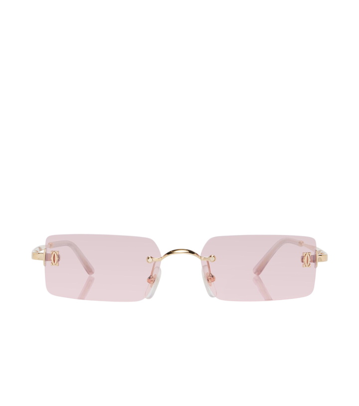 Photo: Cartier Eyewear Collection C De Cartier rectangular sunglasses