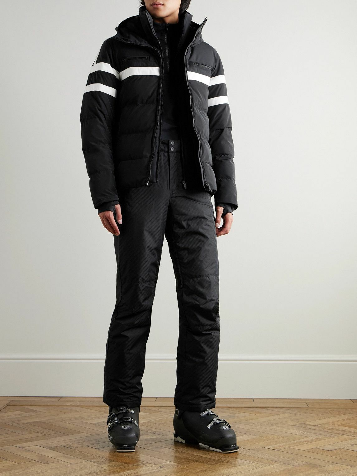 Fusalp - Ranger Carbone Straight-Leg Padded Ripstop Ski Salopettes - Black