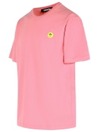 Barrow orso Pink Cotton T-shirt
