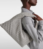 Bottega Veneta Hop Medium suede tote bag
