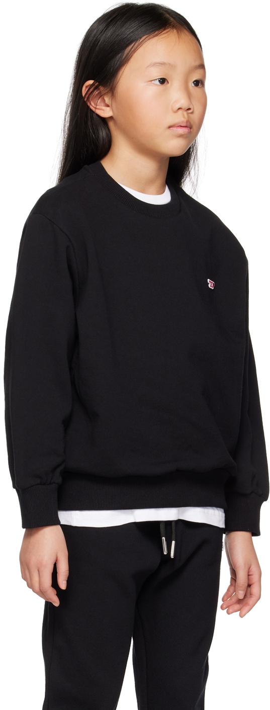 Diesel Kids Black Lsfort Sweatshirt