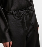 Proenza Schouler White Label Magnus crêpe wide-leg pants