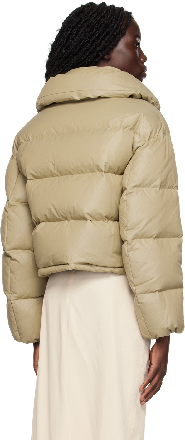 DRAE Khaki Cropped Down Jacket DRAE