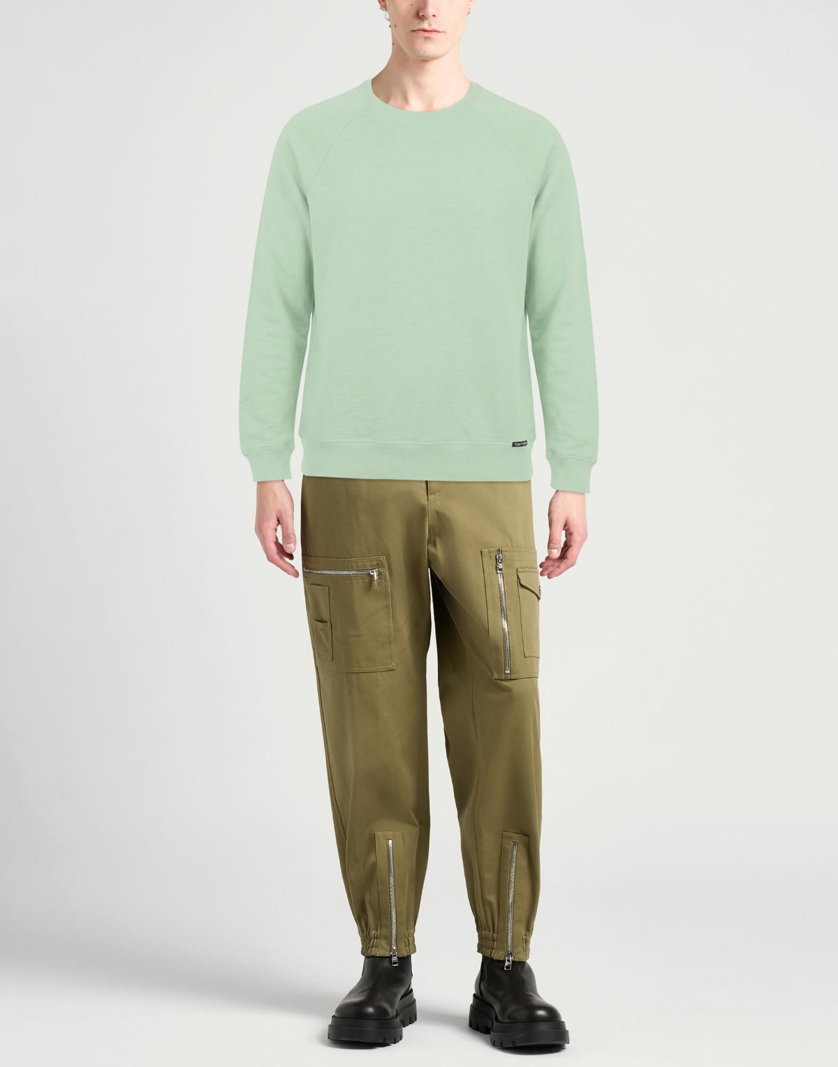 Tom Ford Mens Sweatshirt Light in Green