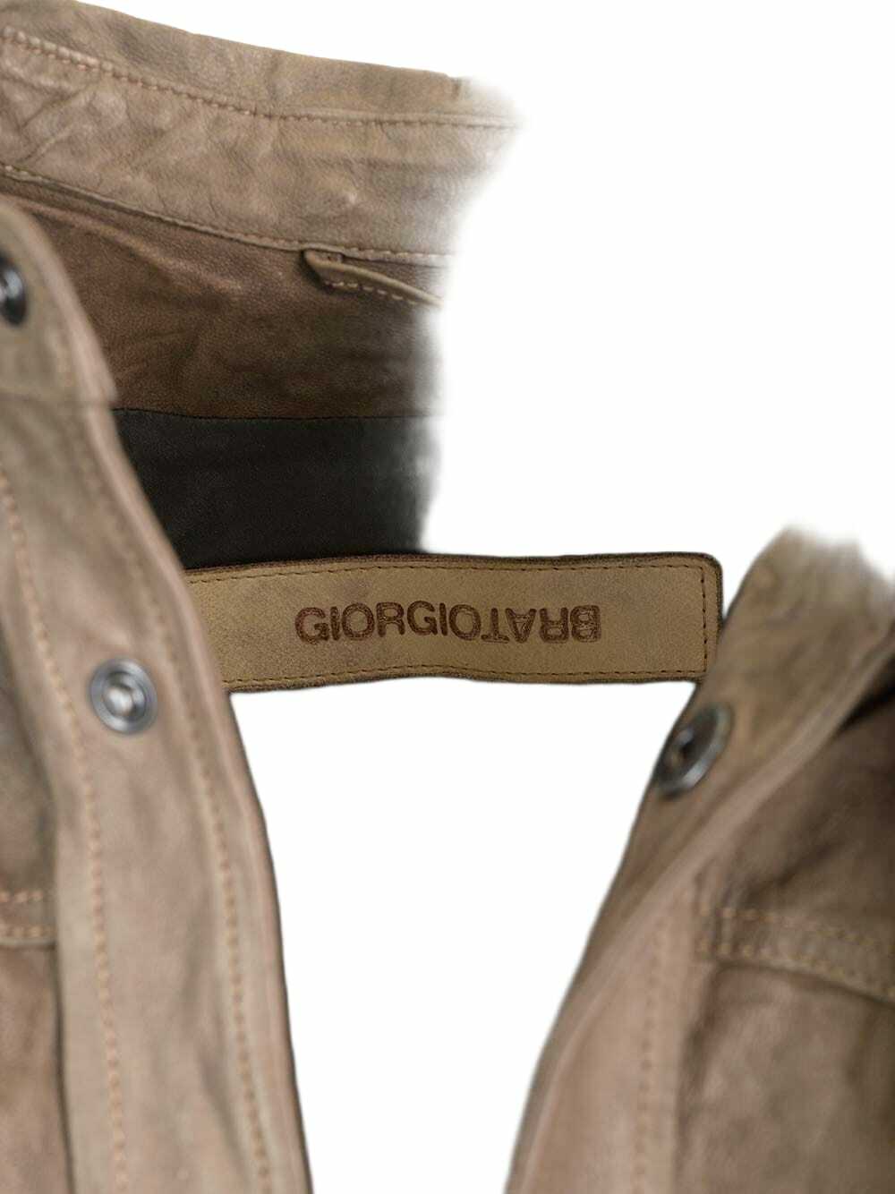Giorgio Brato Lambskin Overshirt