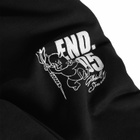 END. Devils Darts Team Straight Leg Sweatpant in Washed Black