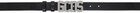 GCDS Black Logo Belt