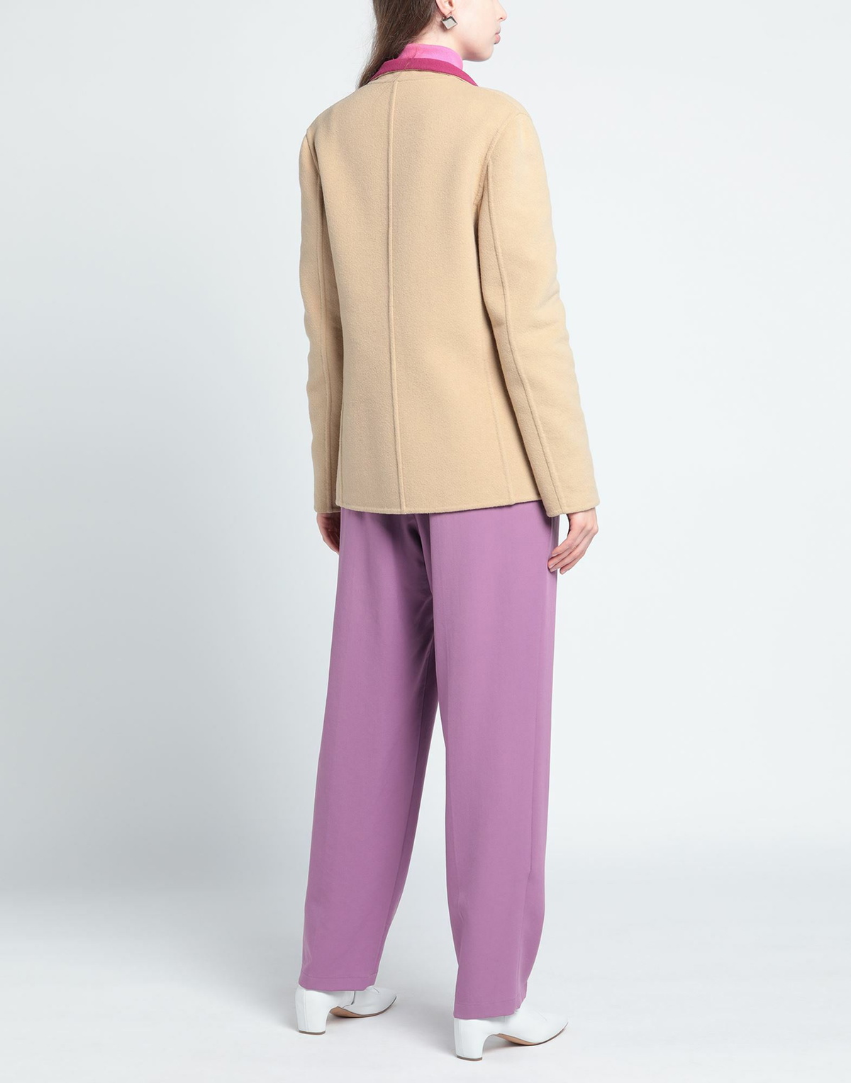 Alberta Ferretti Womens Coat in Camel