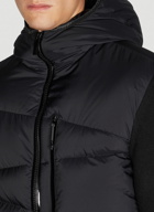 Padded Knit Jacket in Black