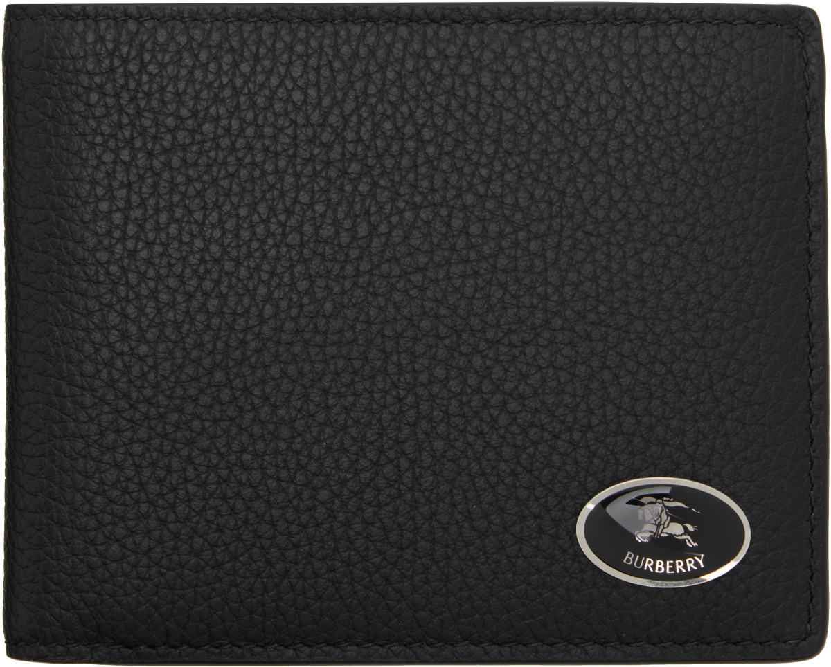 Burberry Black Knight Stamp Bifold Wallet
