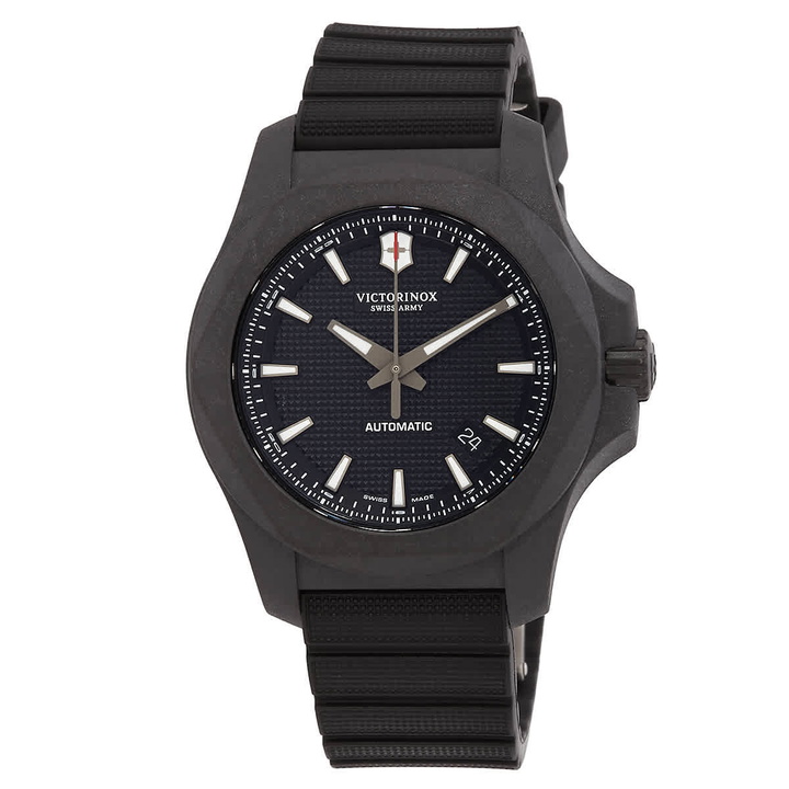 Photo: Victorinox I.N.O.X Carbon Automatic Black Dial Mens Watch 241866.1