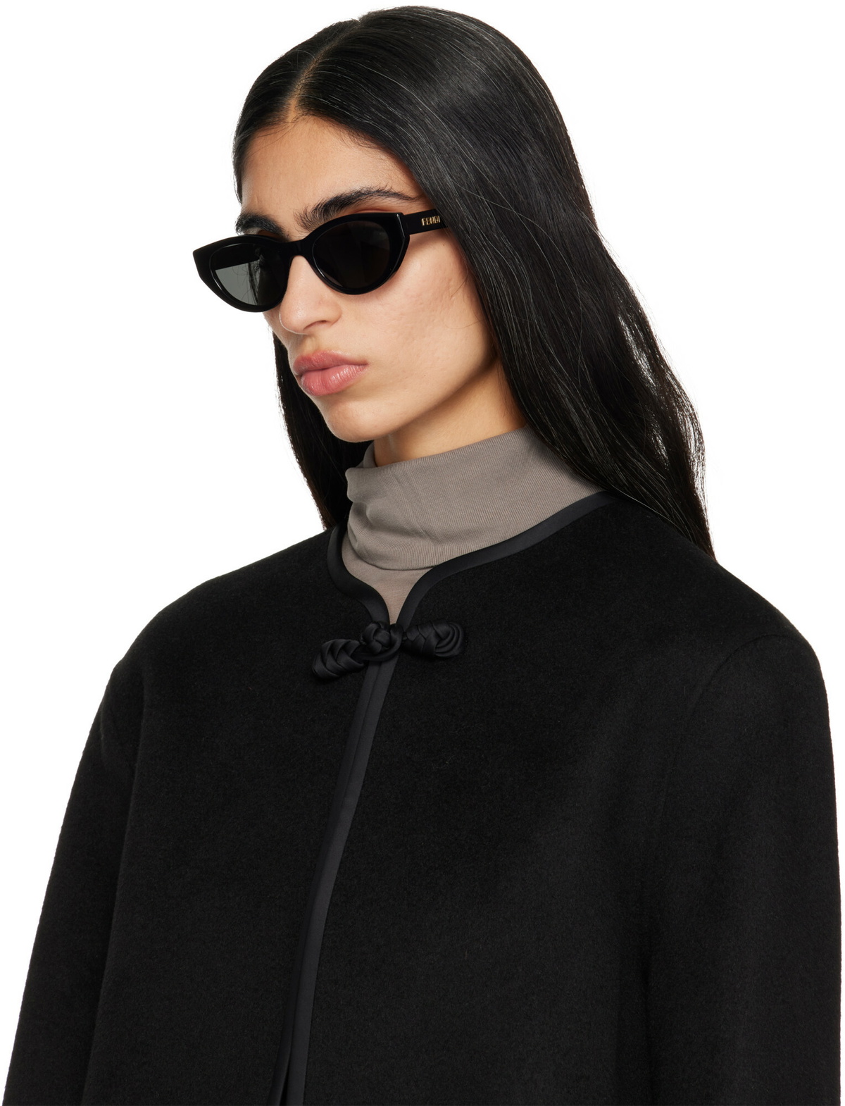 Fendi Black Lettering Sunglasses