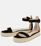 Gianvito Rossi - Suede espadrille sandals