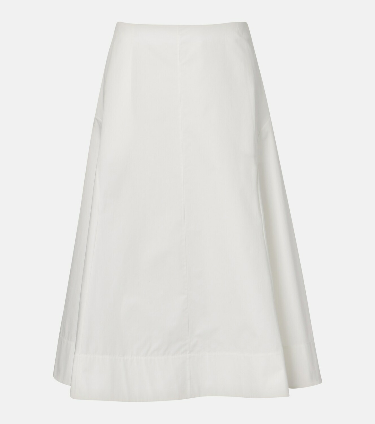 Khaite Artin cotton midi skirt