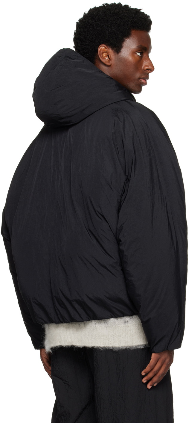 VEIN Black Dolman Sleeve Down Jacket VEIN