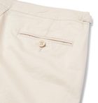 Orlebar Brown - Campbell Slim-Fit Tapered Stretch-Cotton Poplin Trousers - Men - Ecru